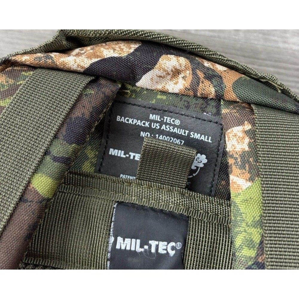Mil-Tec US Assault Pack Backpack Phantomleaf WASP Small Camo Tactical NWT - Picture 7 of 9